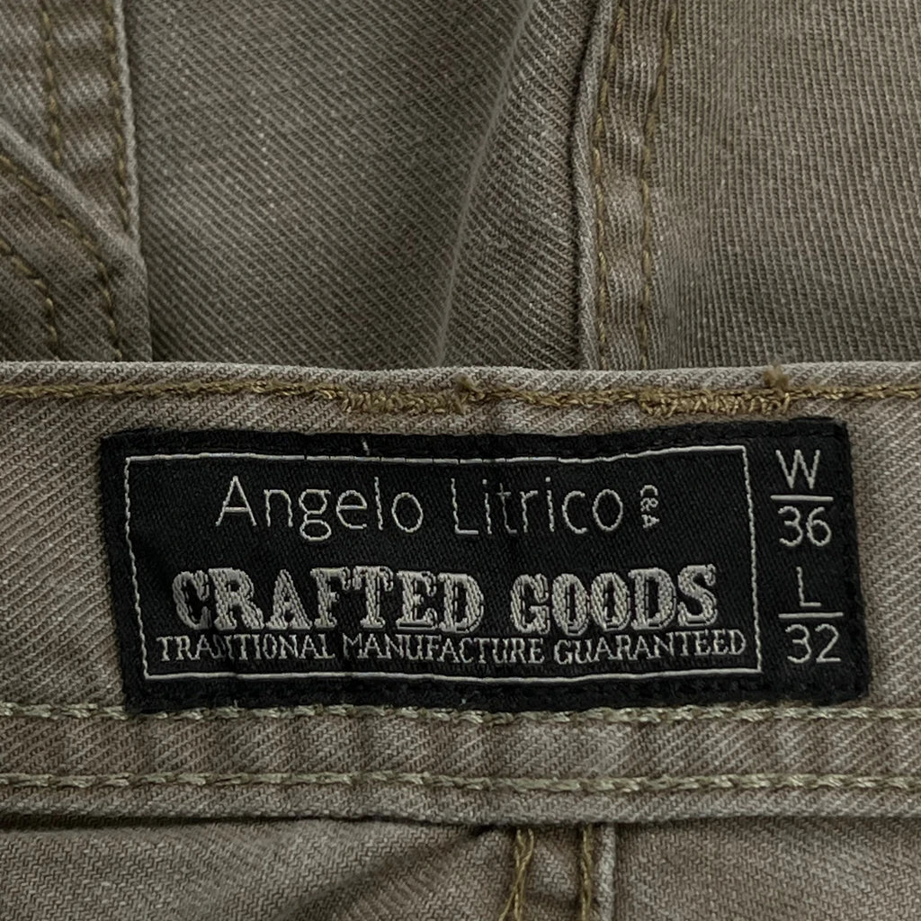 Unbranded Cargo Trousers - 36W 32L Khaki Cotton - Image 6