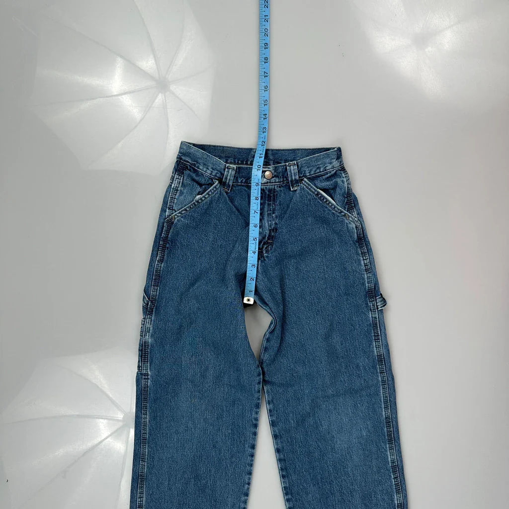 Unbranded Carpenter Jeans - 24W 26L Blue Cotton - Image 4