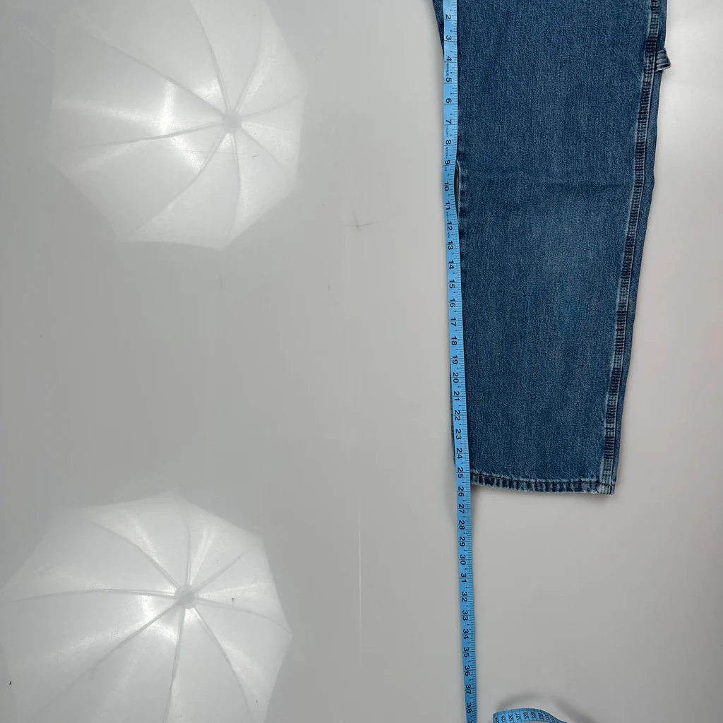 Unbranded Carpenter Jeans - 24W 26L Blue Cotton - Image 5