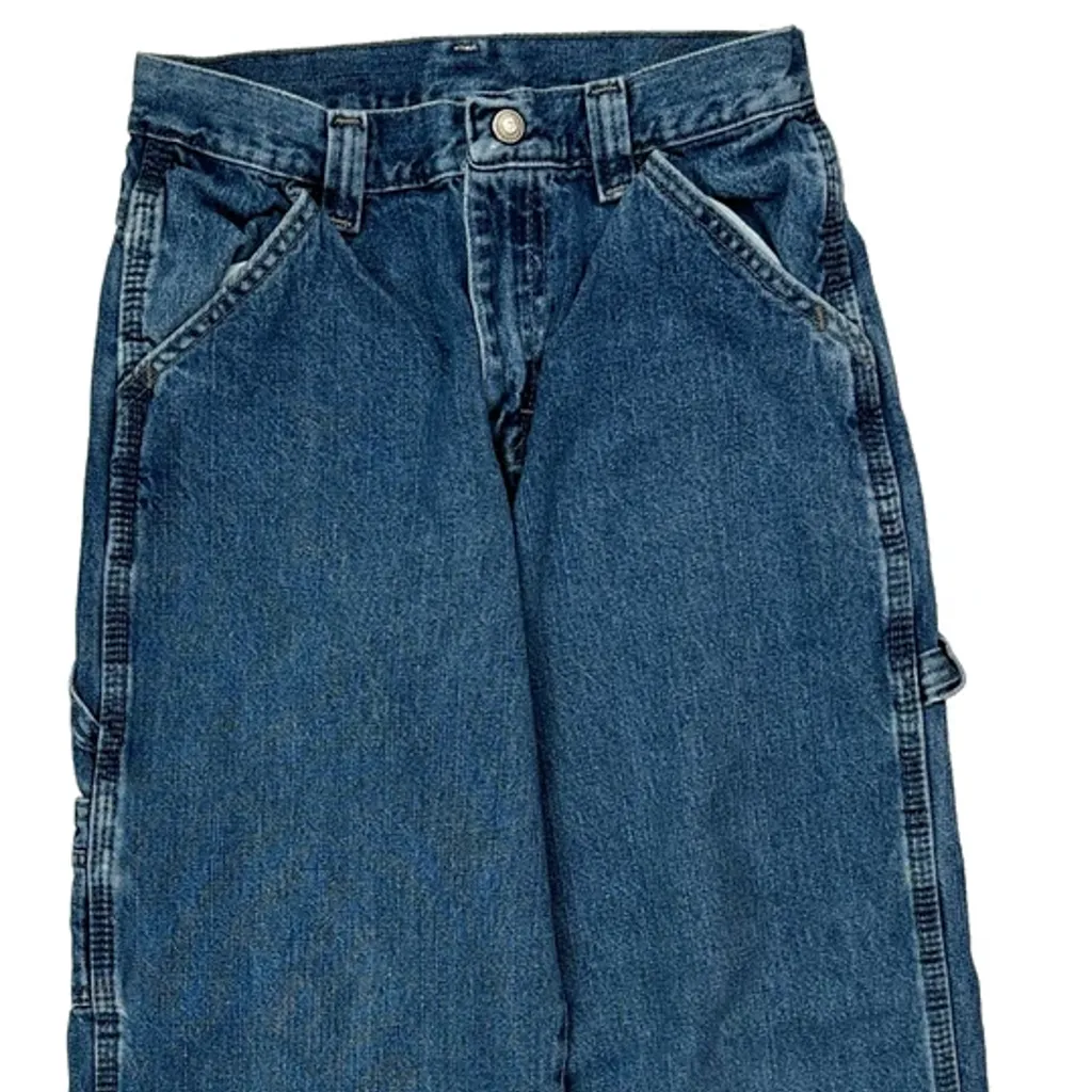 Unbranded Carpenter Jeans - 24W 26L Blue Cotton - Image 9