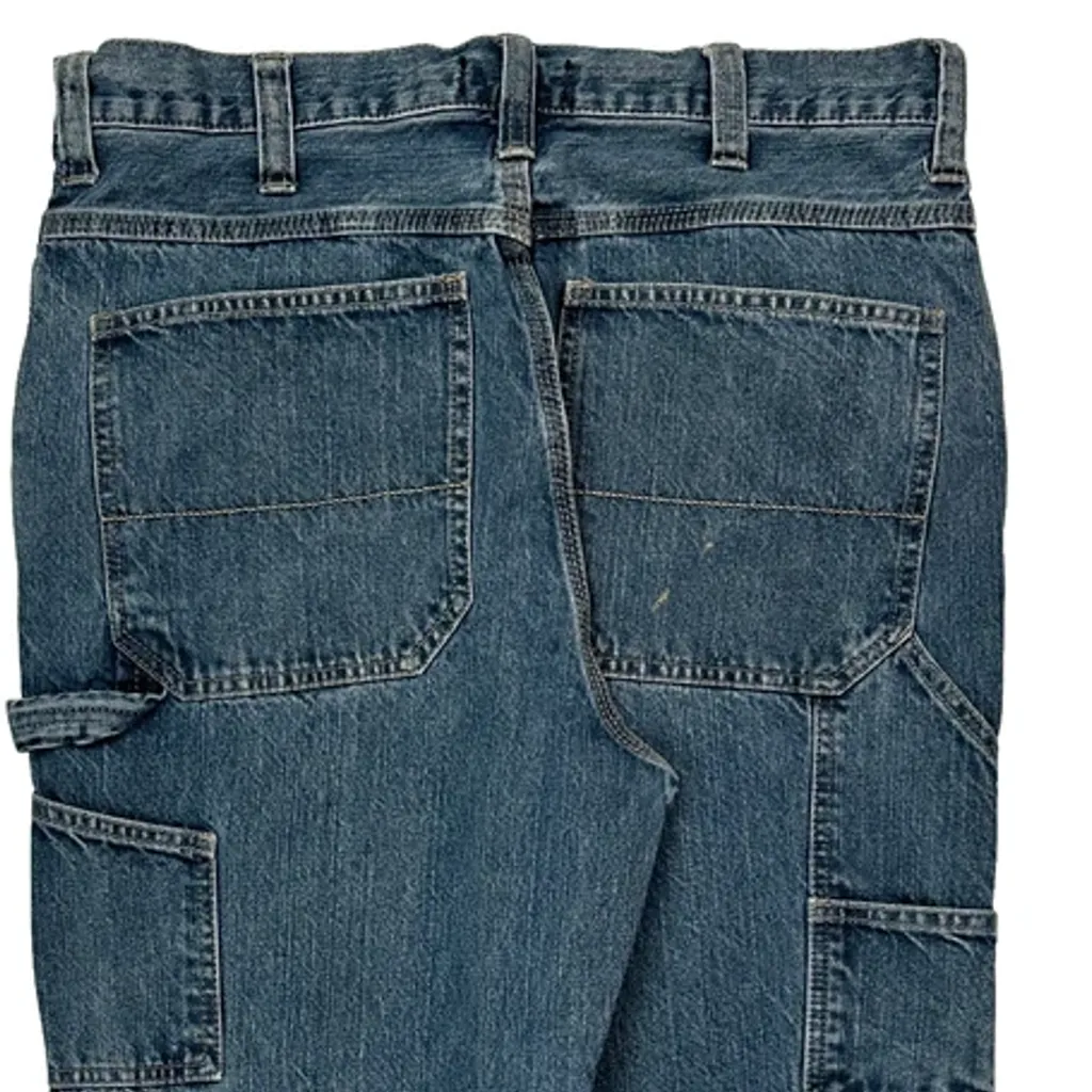 Unbranded Carpenter Jeans - 32W 29L Blue Denim - Image 6
