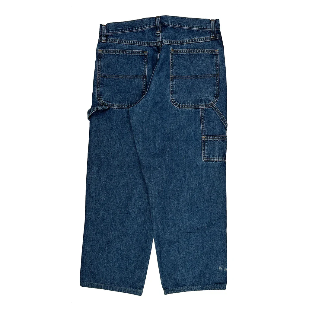 Unbranded Carpenter Jeans - 32W 27L Blue Cotton