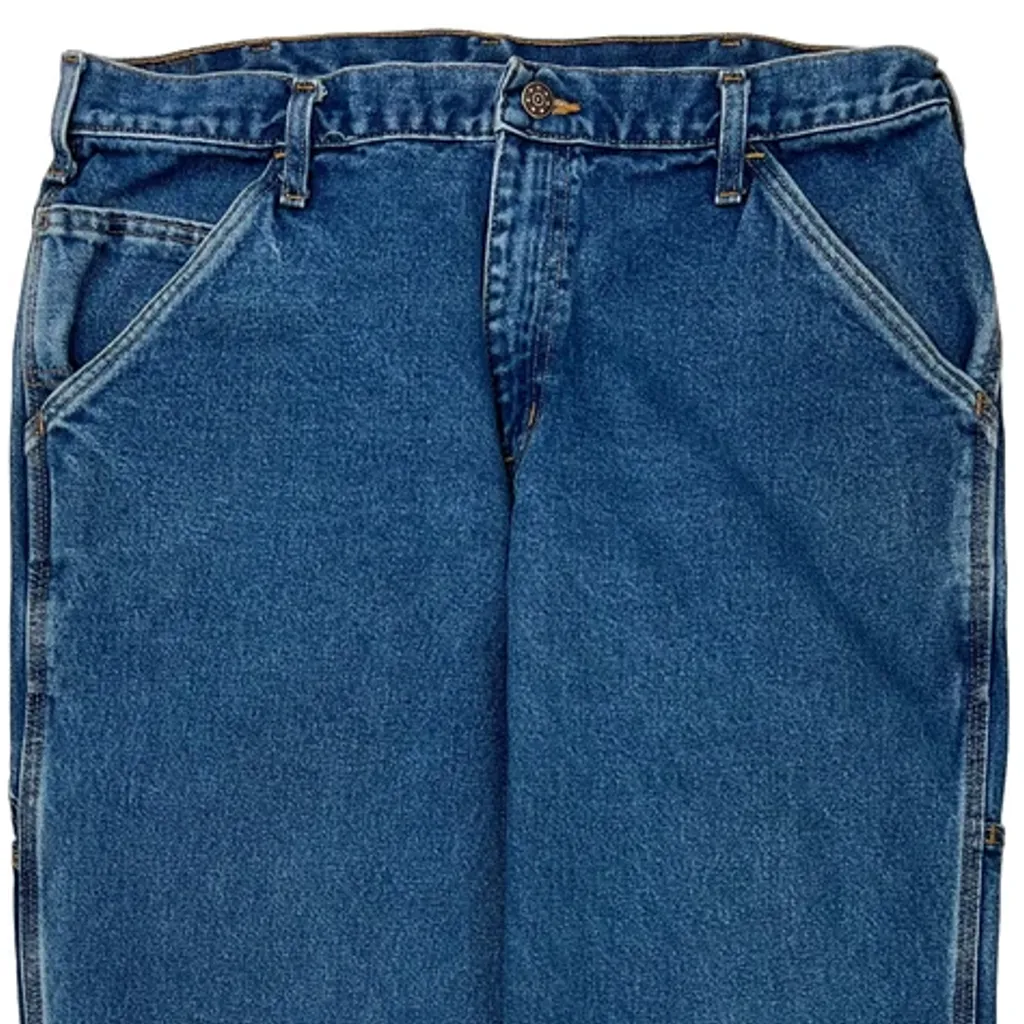 Unbranded Carpenter Jeans - 34W 30L Blue Cotton - Image 10
