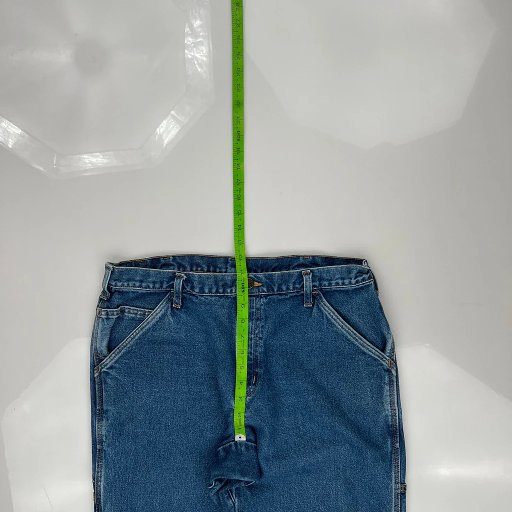 Unbranded Carpenter Jeans - 34W 30L Blue Cotton - Image 4