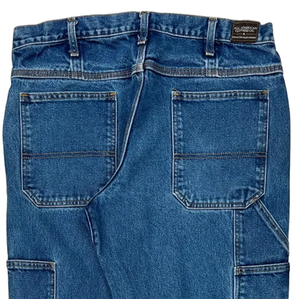 Unbranded Carpenter Jeans - 34W 30L Blue Cotton - Image 8