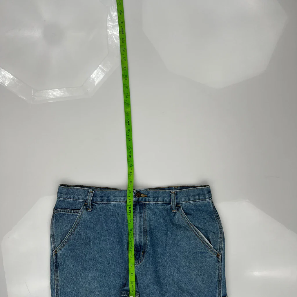 Unbranded Carpenter Jeans - 34W 30L Blue Cotton Blend - Image 4