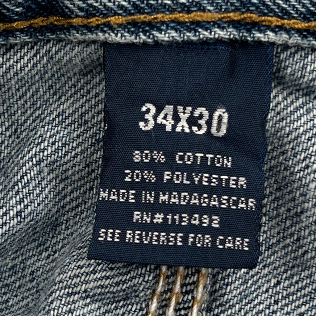 Unbranded Carpenter Jeans - 34W 30L Blue Cotton Blend - Image 6