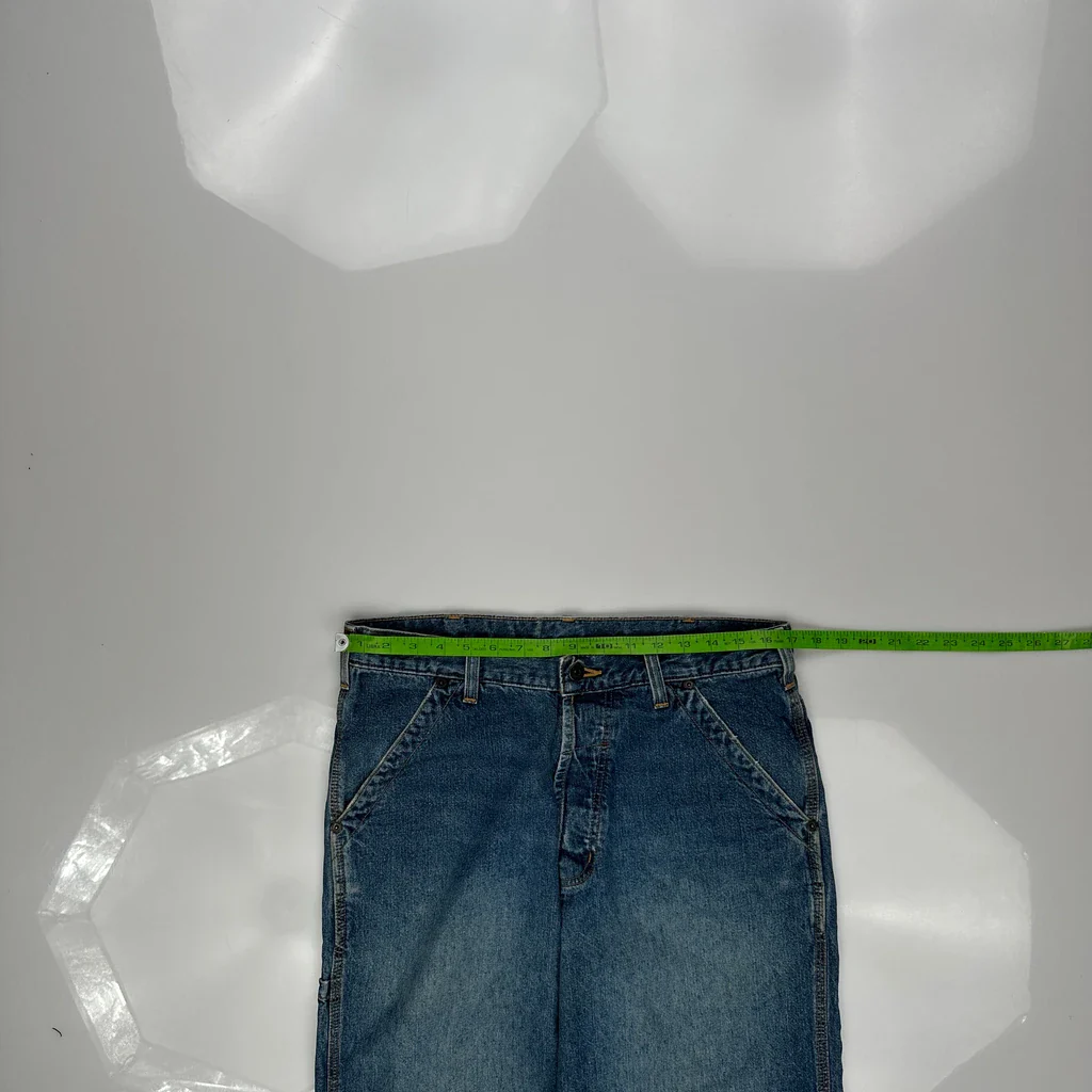 Unbranded Carpenter Jeans - 34W 32L Blue Denim - Image 3