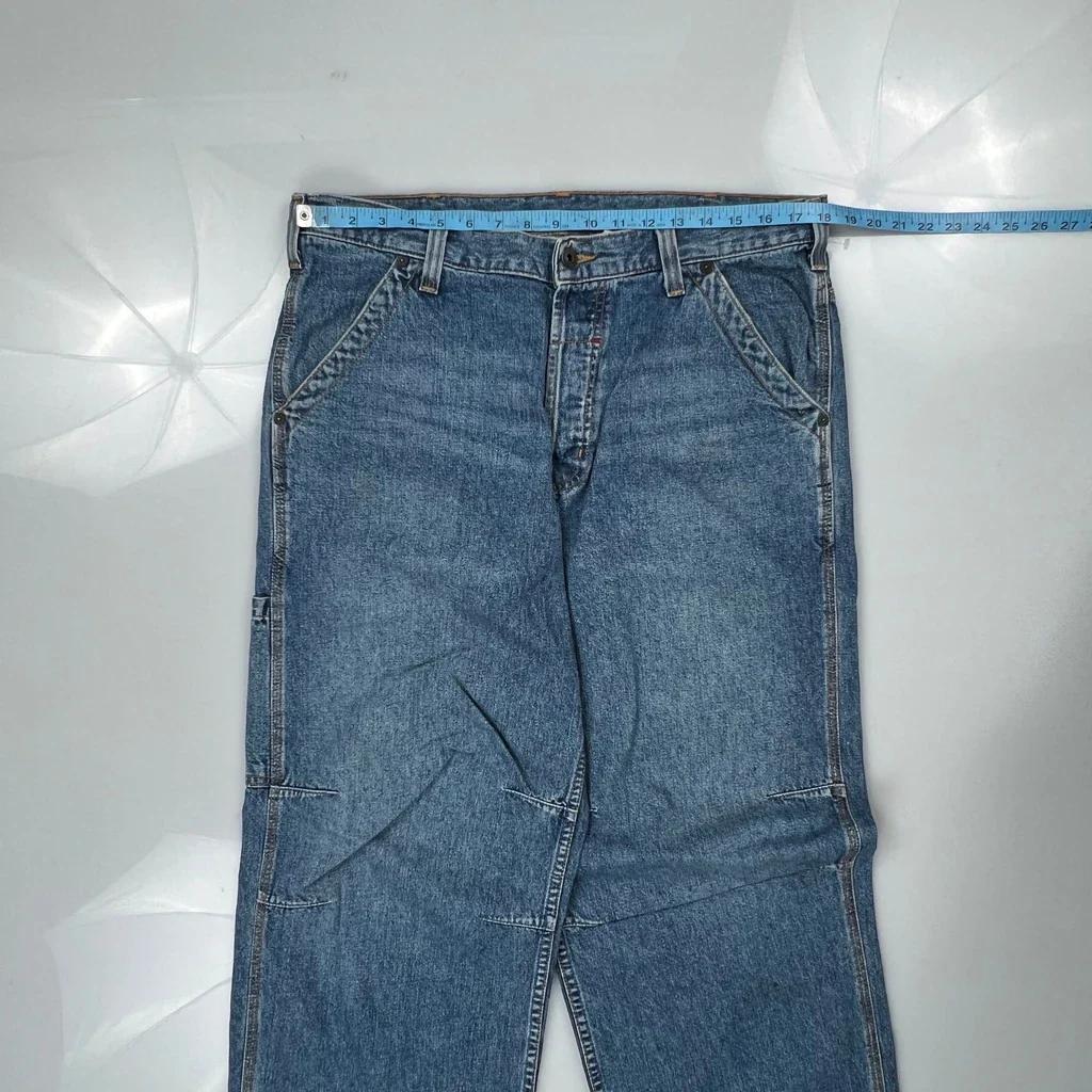 Unbranded Carpenter Jeans - 36W 31L Blue Denim - Image 3