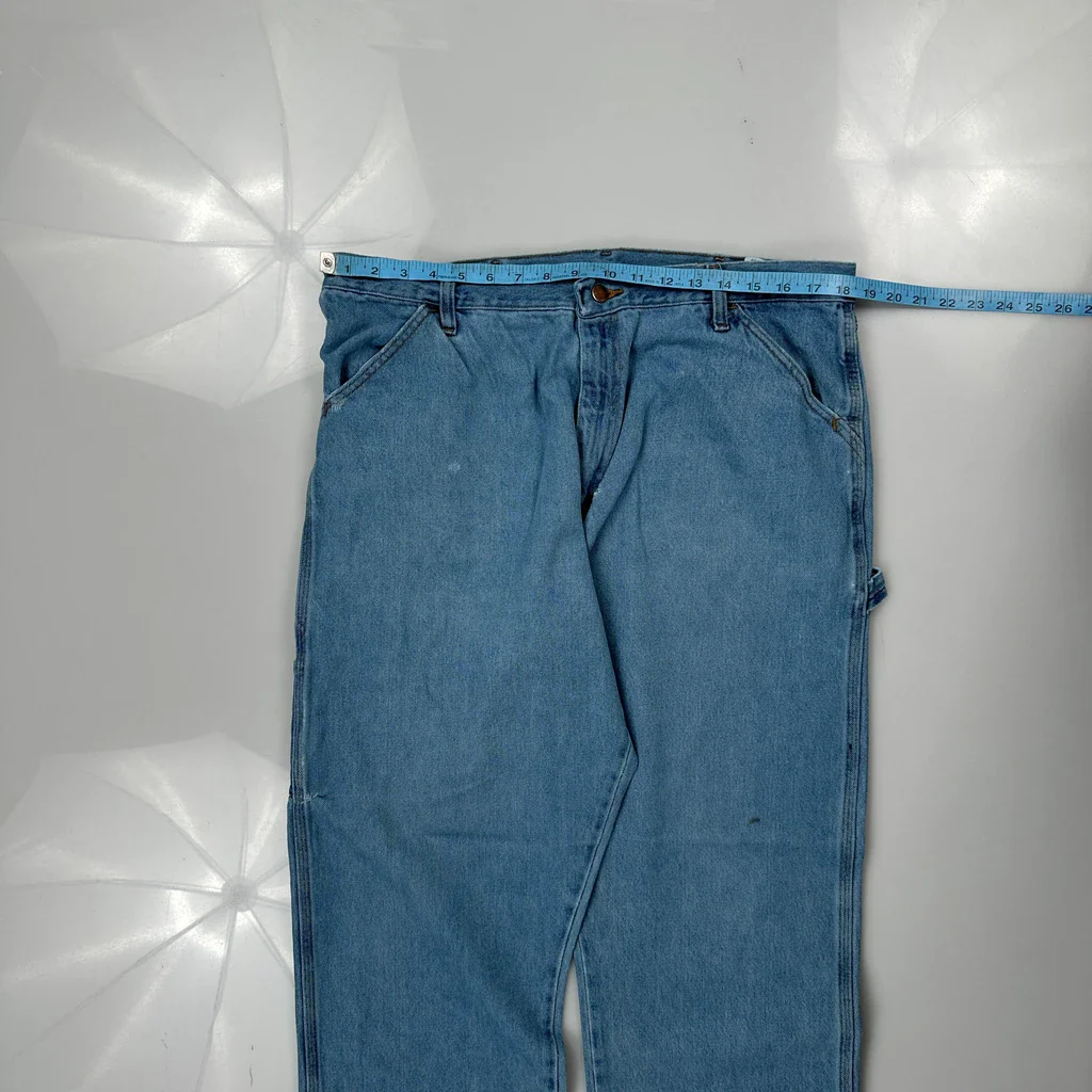 Unbranded Carpenter Jeans - 36W 32L Blue Denim - Image 3