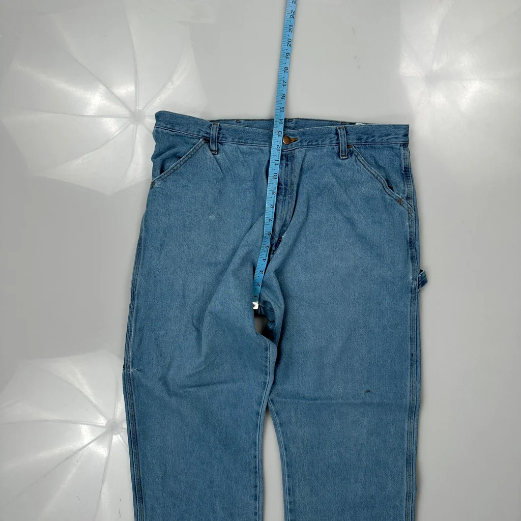 Unbranded Carpenter Jeans - 36W 32L Blue Denim - Image 4