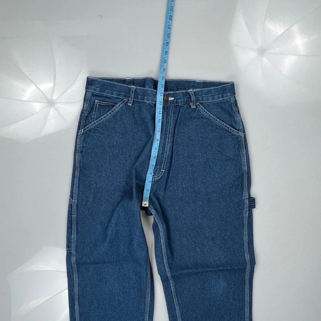 Unbranded Carpenter Jeans - 38W 32L Blue Cotton - Image 4