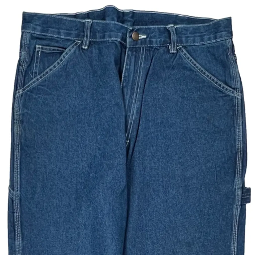 Unbranded Carpenter Jeans - 38W 32L Blue Cotton - Image 9