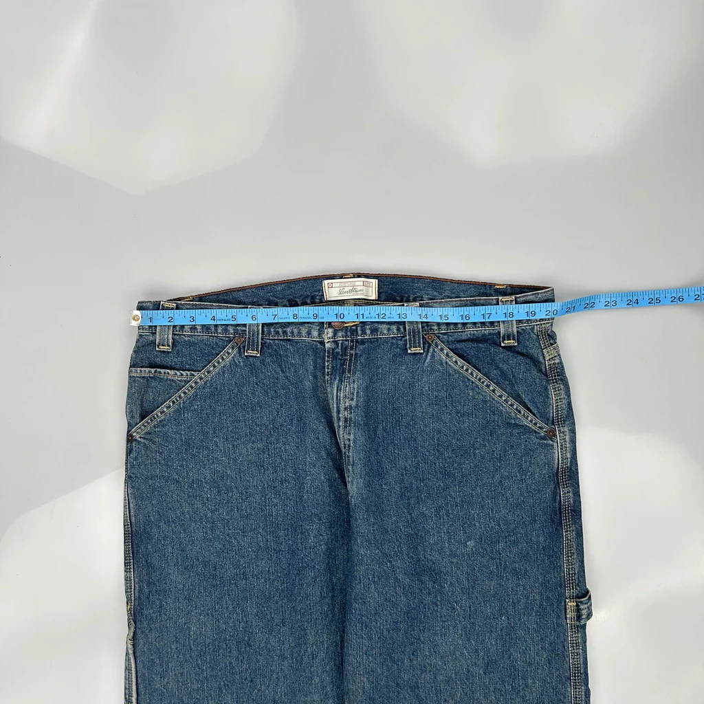 Unbranded Carpenter Jeans - 40W 29L Blue Cotton - Image 3