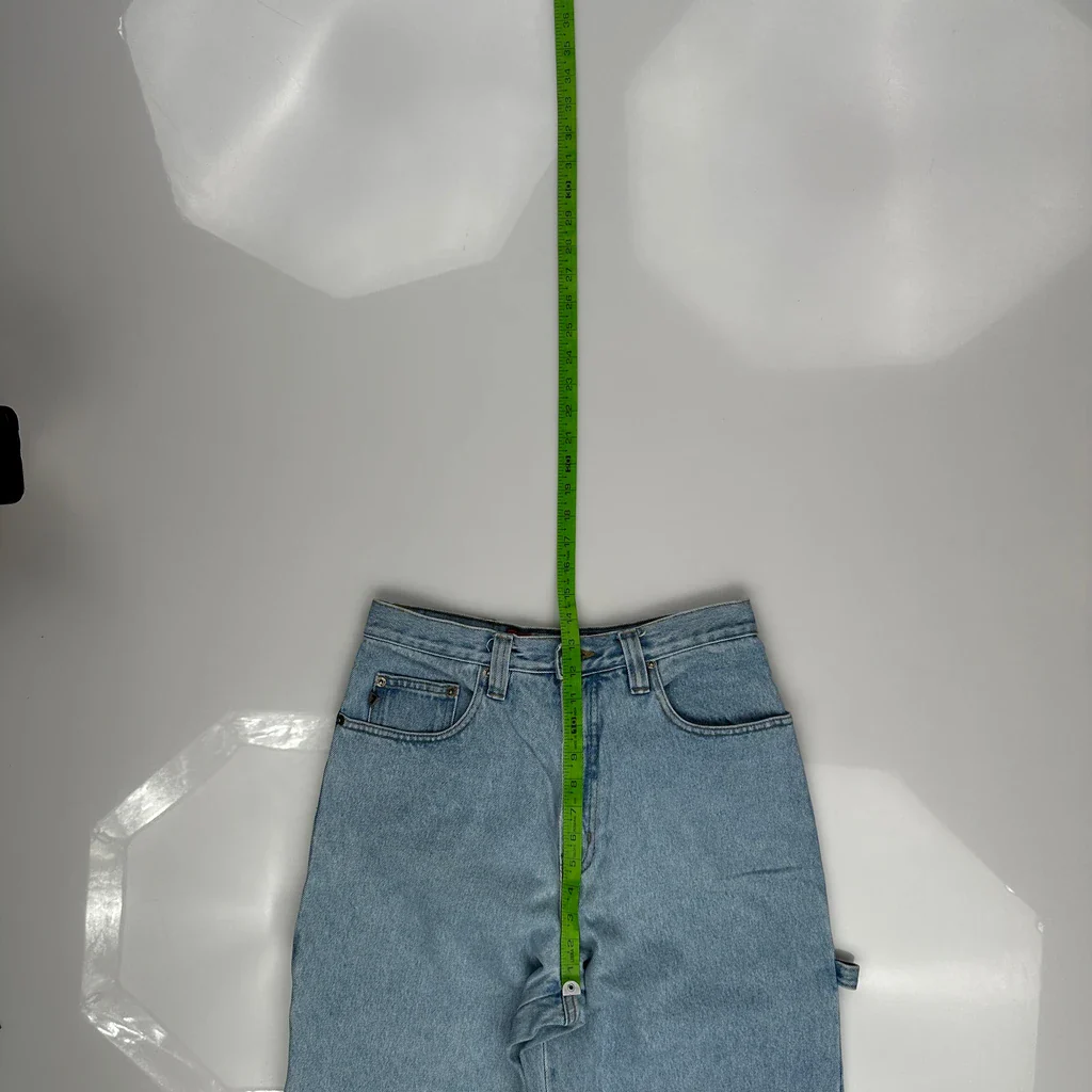 Unbranded Carpenter Jeans - 28W 32L Light Wash Cotton - Image 4