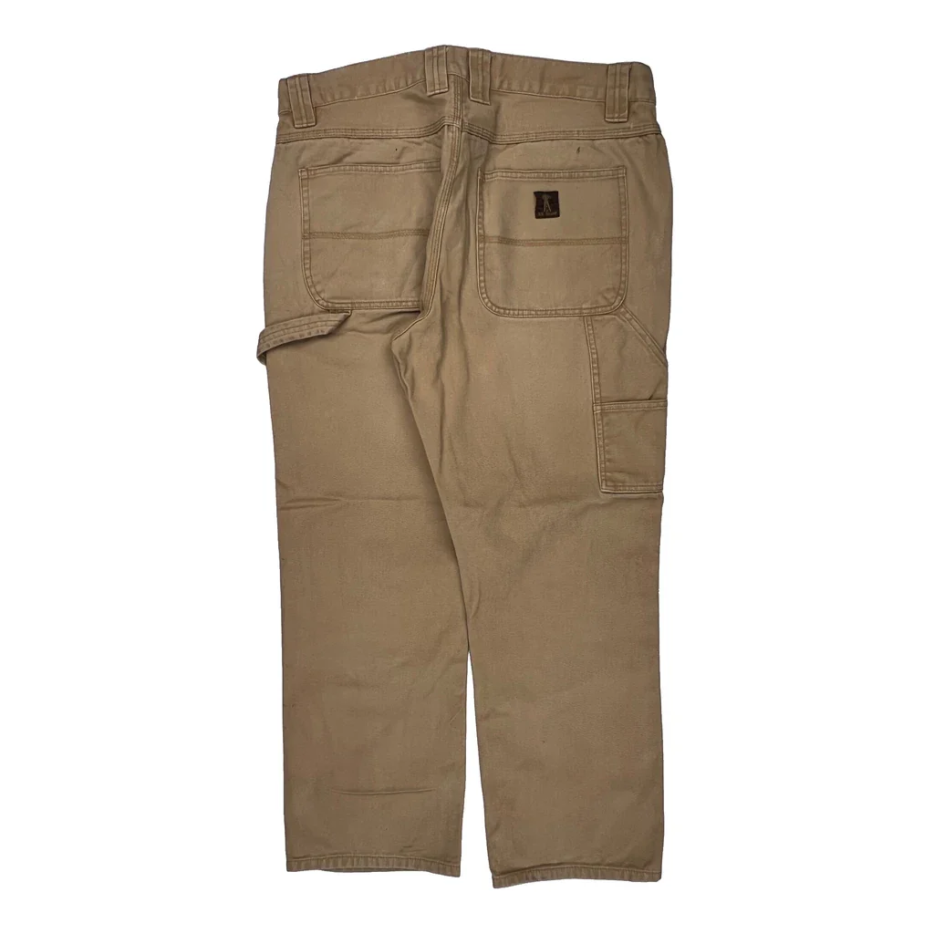 Unbranded Carpenter Pants - 36W 29L Beige Cotton
