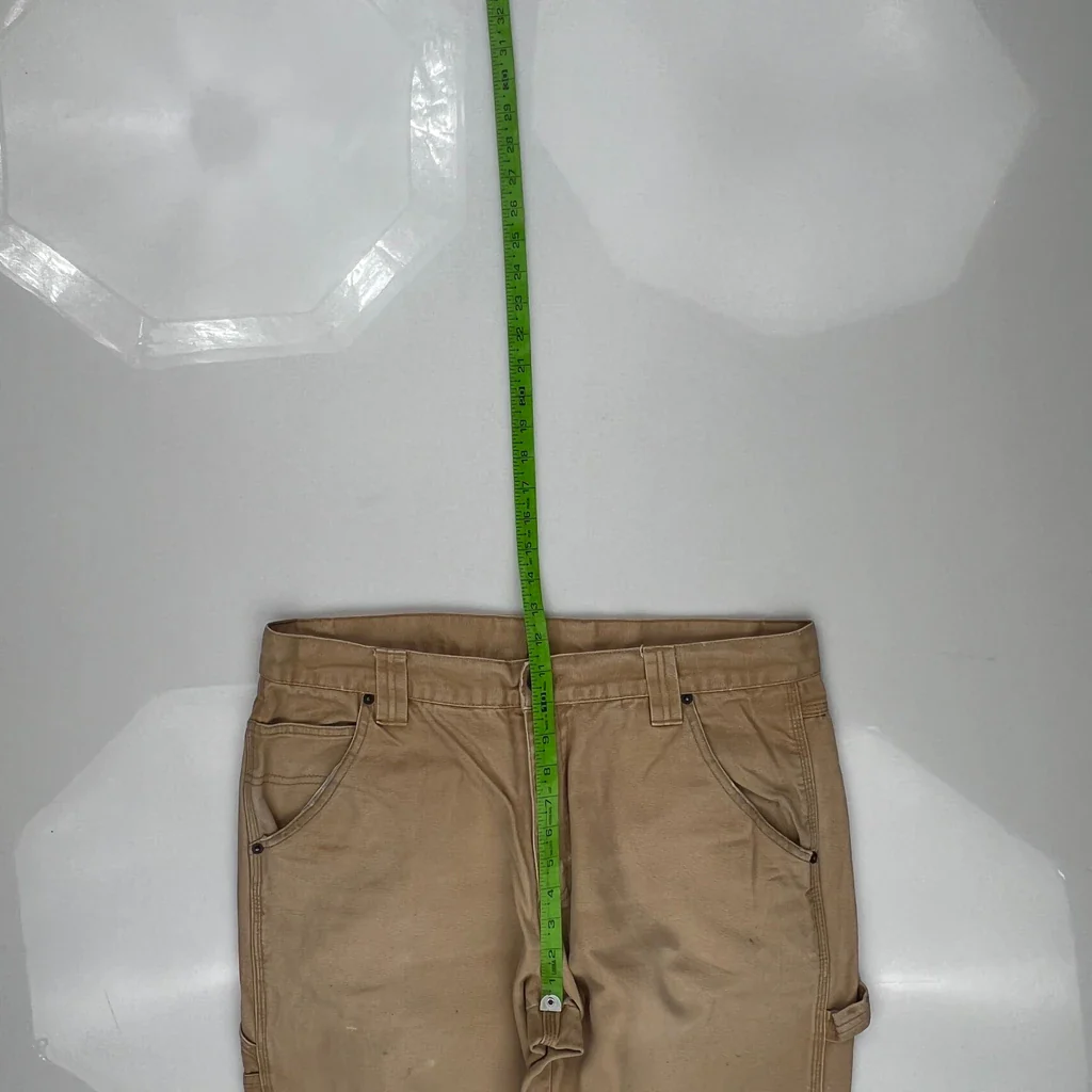 Unbranded Carpenter Pants - 36W 29L Beige Cotton - Image 4