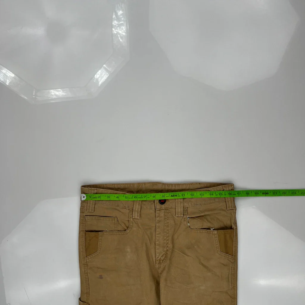Unbranded Carpenter Pants - 33W 32L Brown Cotton - Image 3