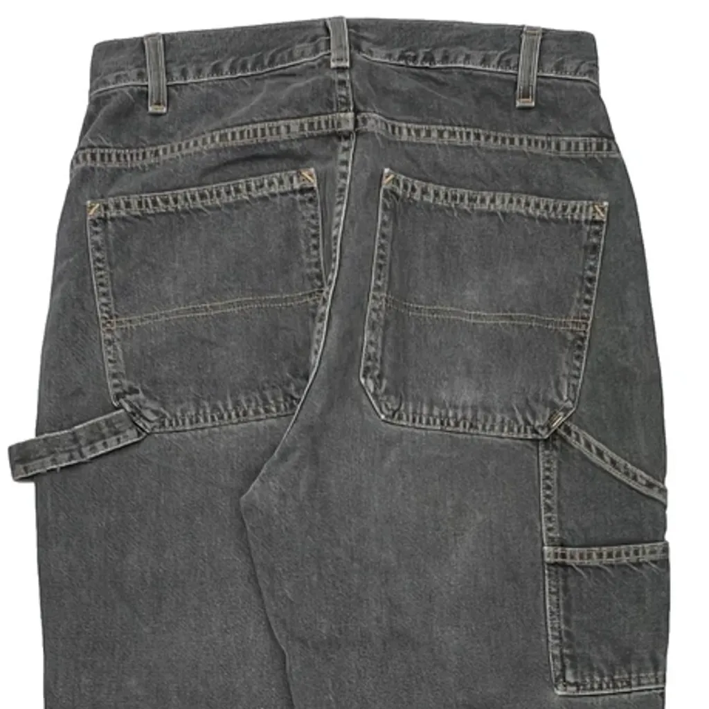 Unbranded Carpenter Pants - 29W 31L Gray Cotton - Image 7