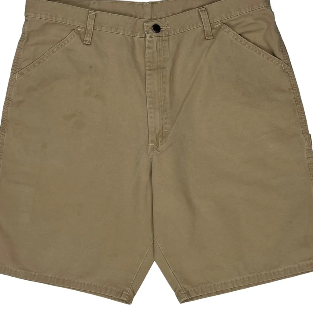 Unbranded Carpenter Shorts - 38W 10L Beige Cotton - Image 11