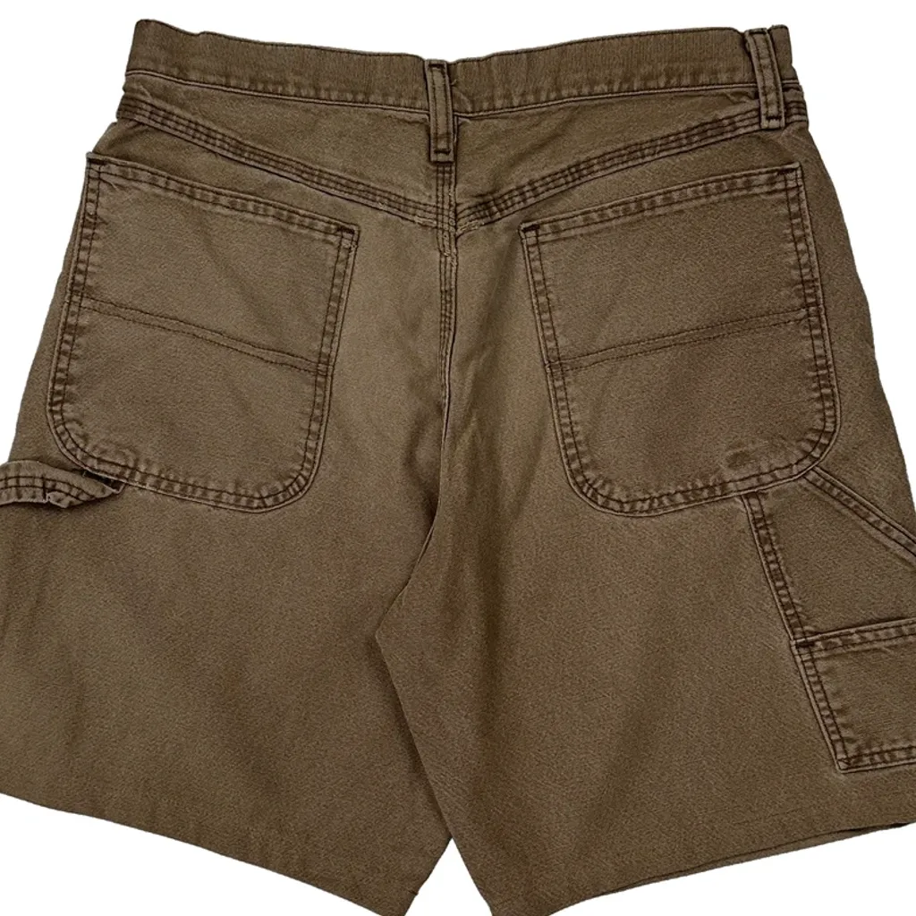 Unbranded Carpenter Shorts - 30W 9L Brown Cotton - Image 8