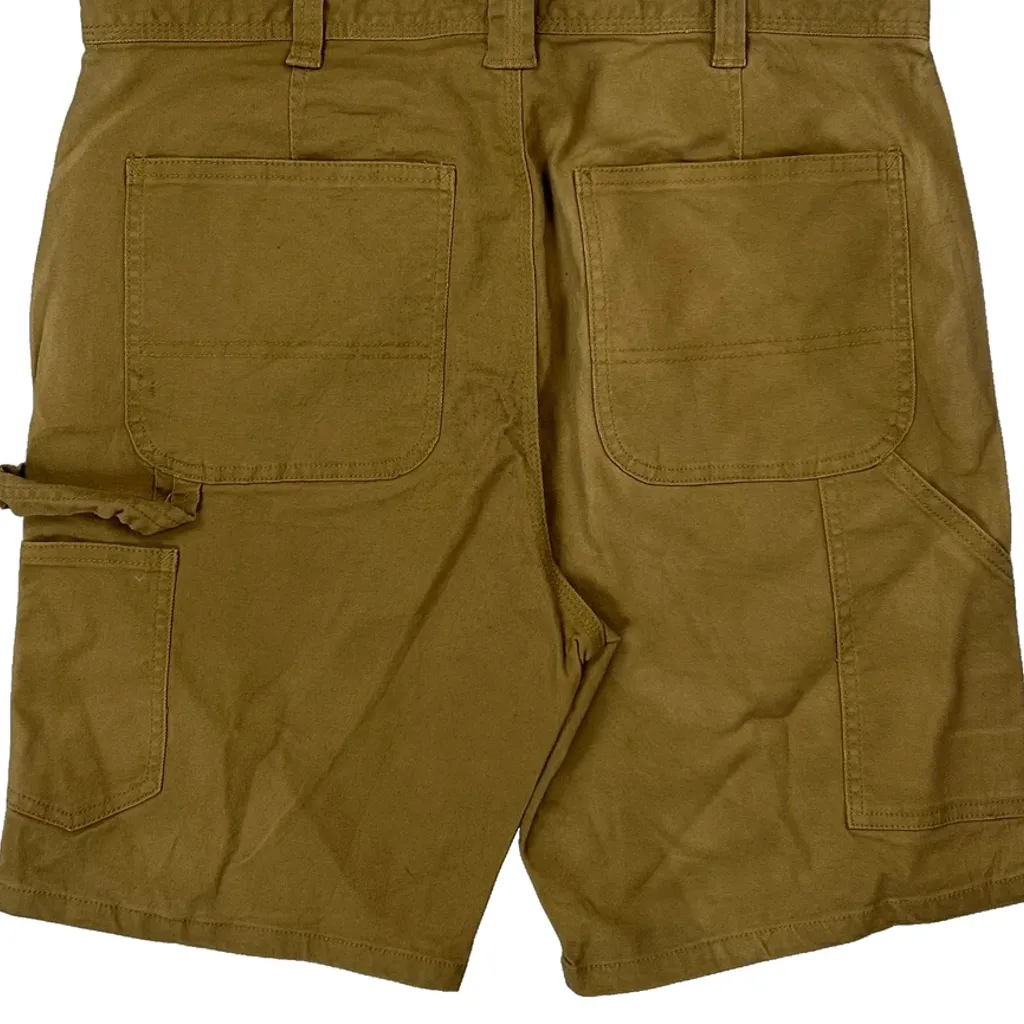 Unbranded Carpenter Shorts - 32W 8L Brown Cotton - Image 7