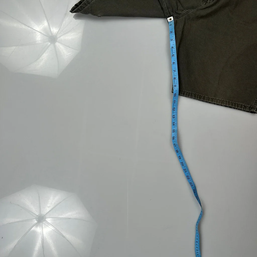 Unbranded Carpenter Shorts - 36W 10L Khaki Cotton - Image 5