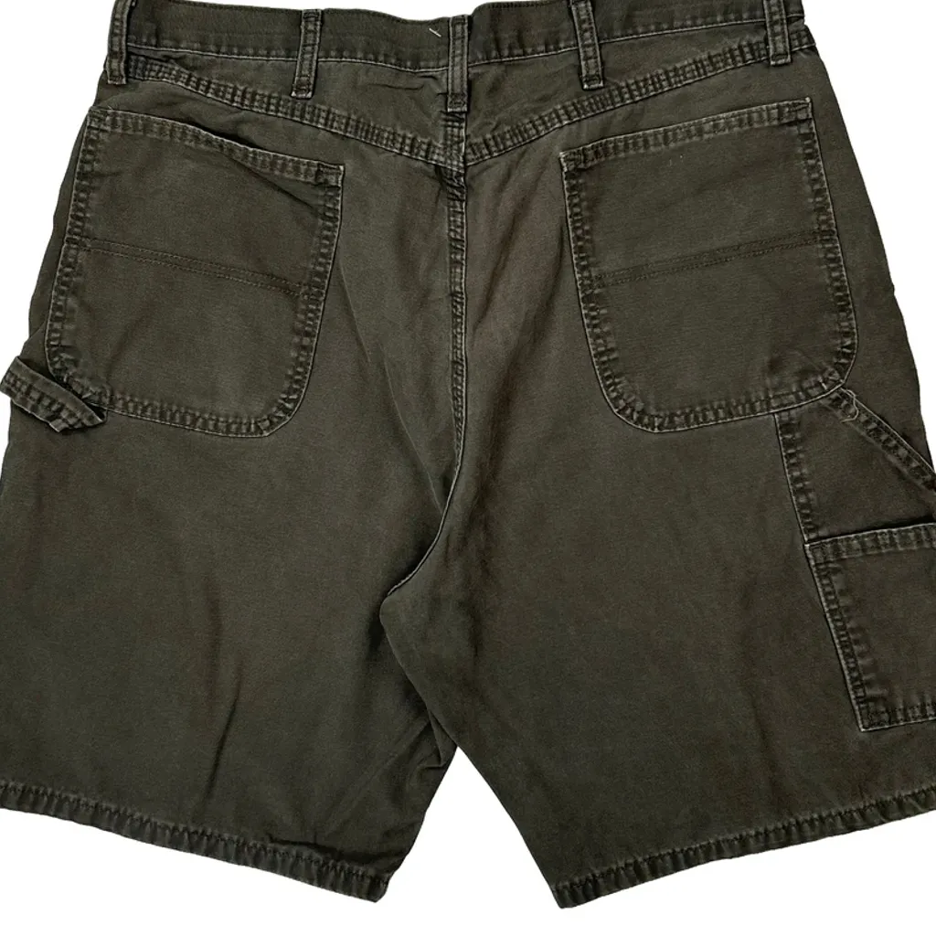 Unbranded Carpenter Shorts - 36W 10L Khaki Cotton - Image 8