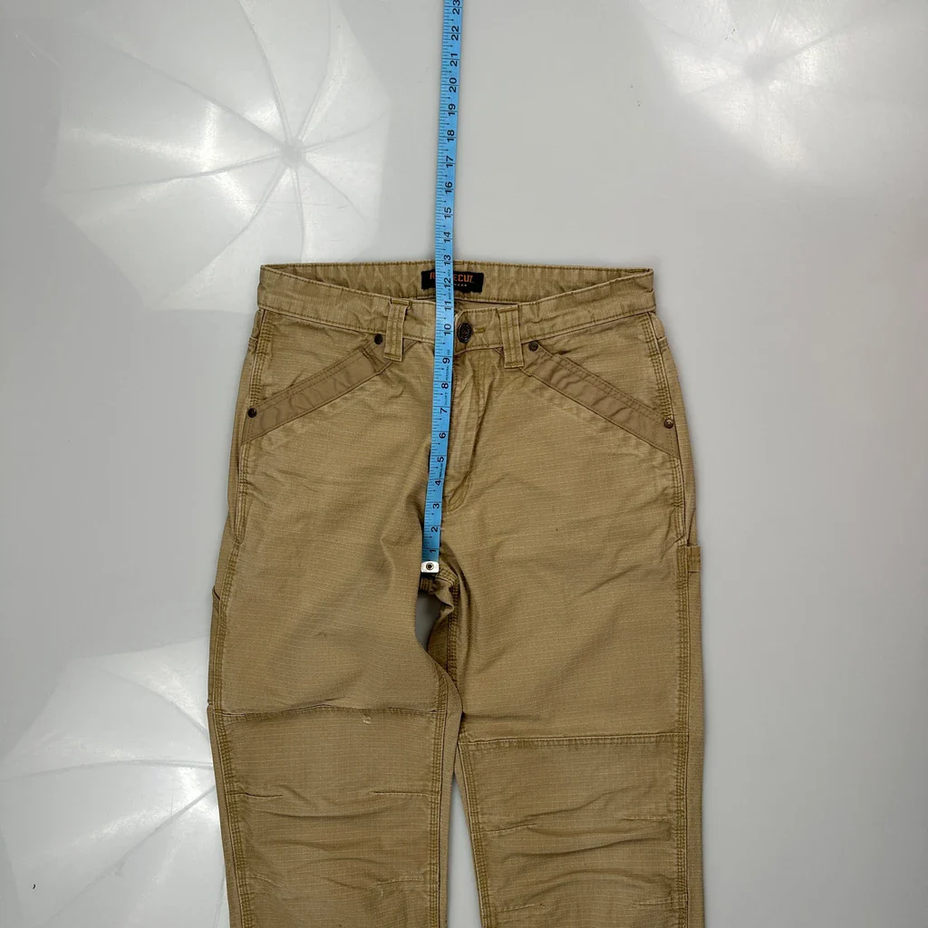 Unbranded Carpenter Trousers - 31W 30L Beige Cotton - Image 4