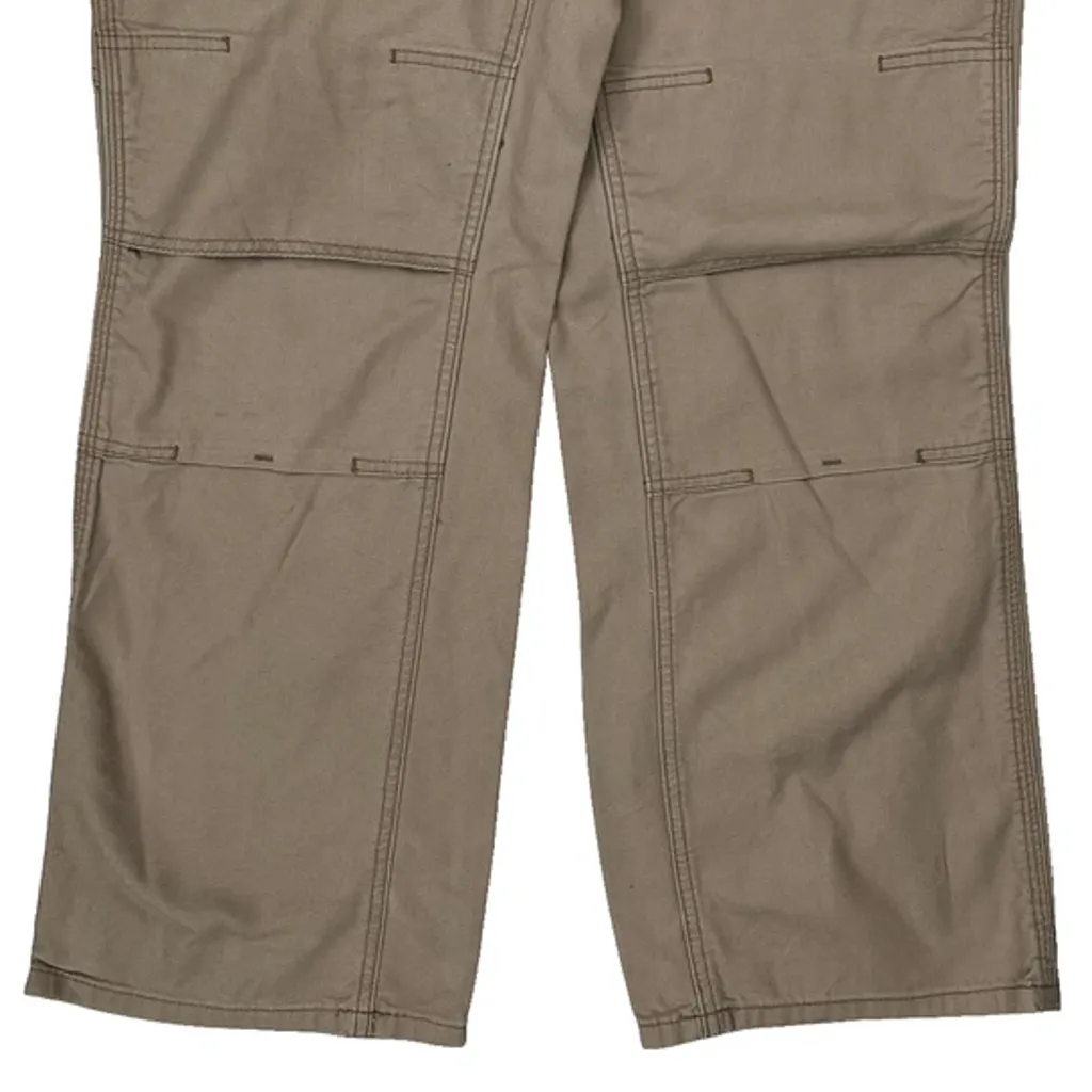 Unbranded Double Knee Carpenter Trousers - 36W 32L Beige Cotton Blend - Image 11