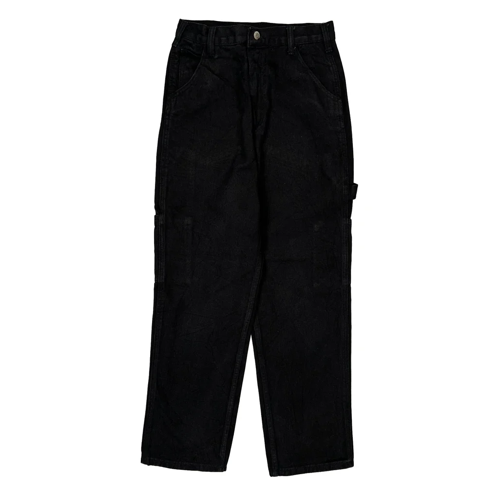 Unbranded Carpenter Trousers - 32W 30L Black Cotton - Image 2