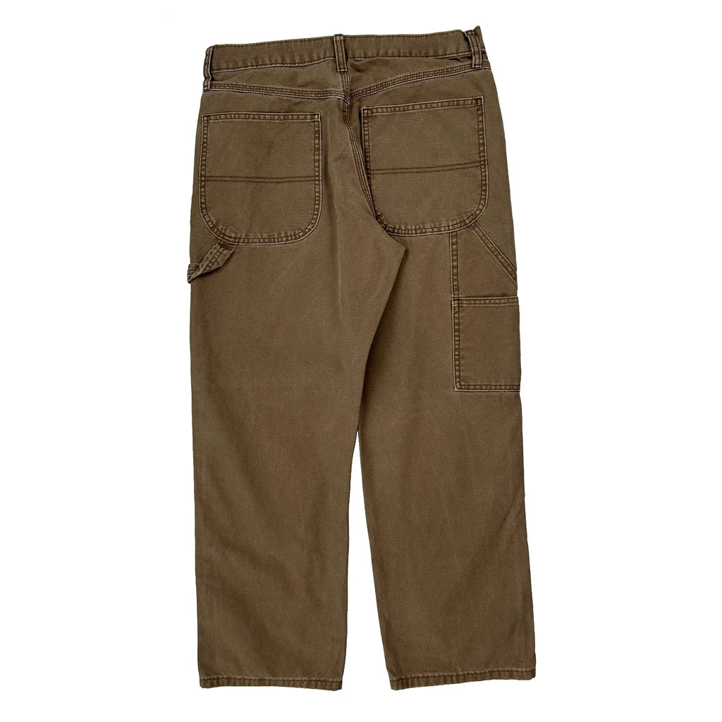 Unbranded Carpenter Trousers - 31W 29L Brown Cotton