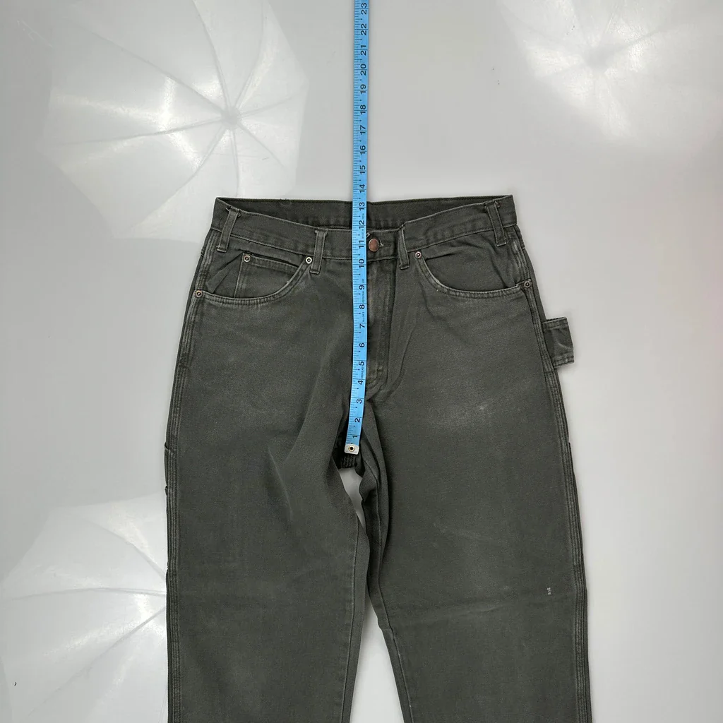 Unbranded Carpenter Trousers - 30W 31L Grey Cotton - Image 4