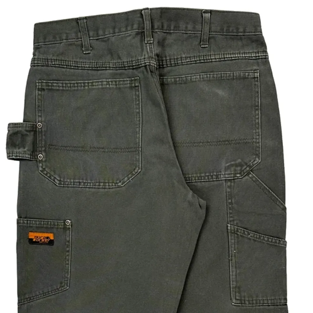 Unbranded Carpenter Trousers - 30W 31L Grey Cotton - Image 7