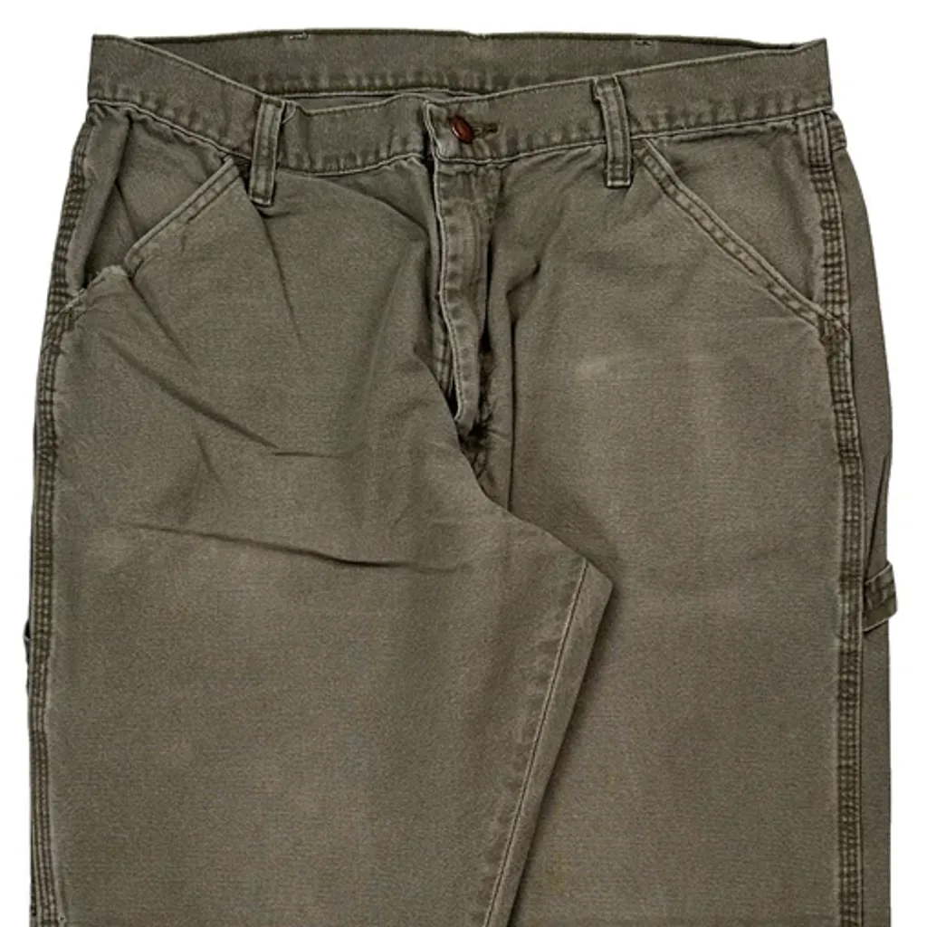 Unbranded Carpenter Trousers - 32W 29L Grey Cotton - Image 10