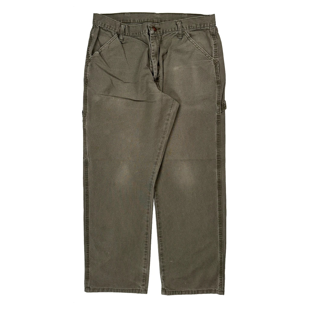 Unbranded Carpenter Trousers - 32W 29L Grey Cotton - Image 2