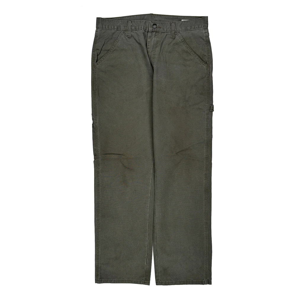 Unbranded Carpenter Trousers - 33W 32L Grey Cotton - Image 2