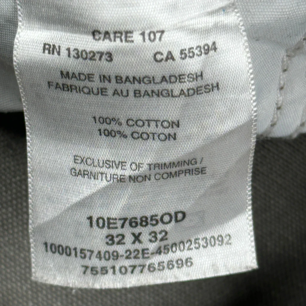 Unbranded Carpenter Trousers - 33W 32L Grey Cotton - Image 6