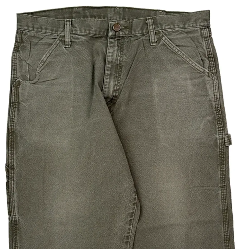 Unbranded Carpenter Trousers - 34W 28L Grey Cotton - Image 8