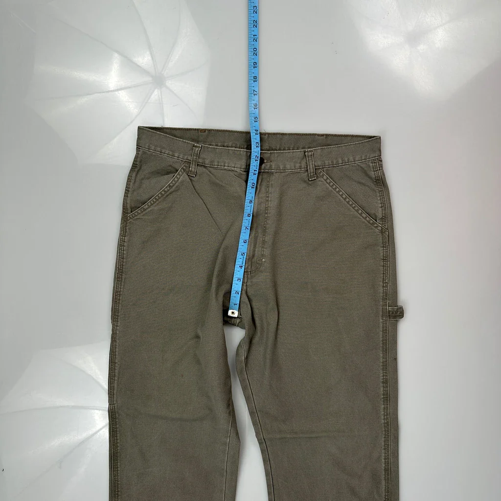 Unbranded Carpenter Trousers - 36W 32L Grey Cotton - Image 4