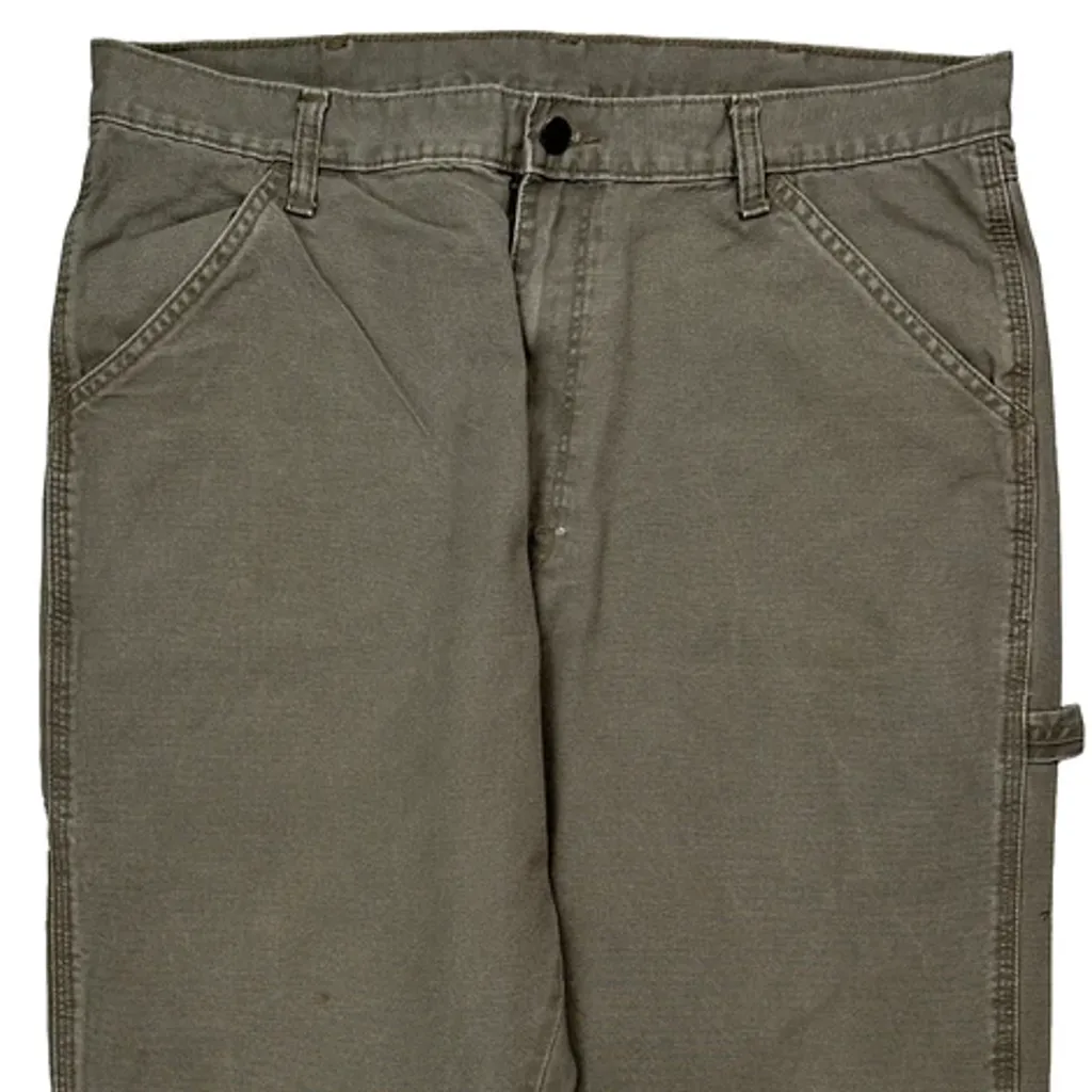 Unbranded Carpenter Trousers - 36W 32L Grey Cotton - Image 8