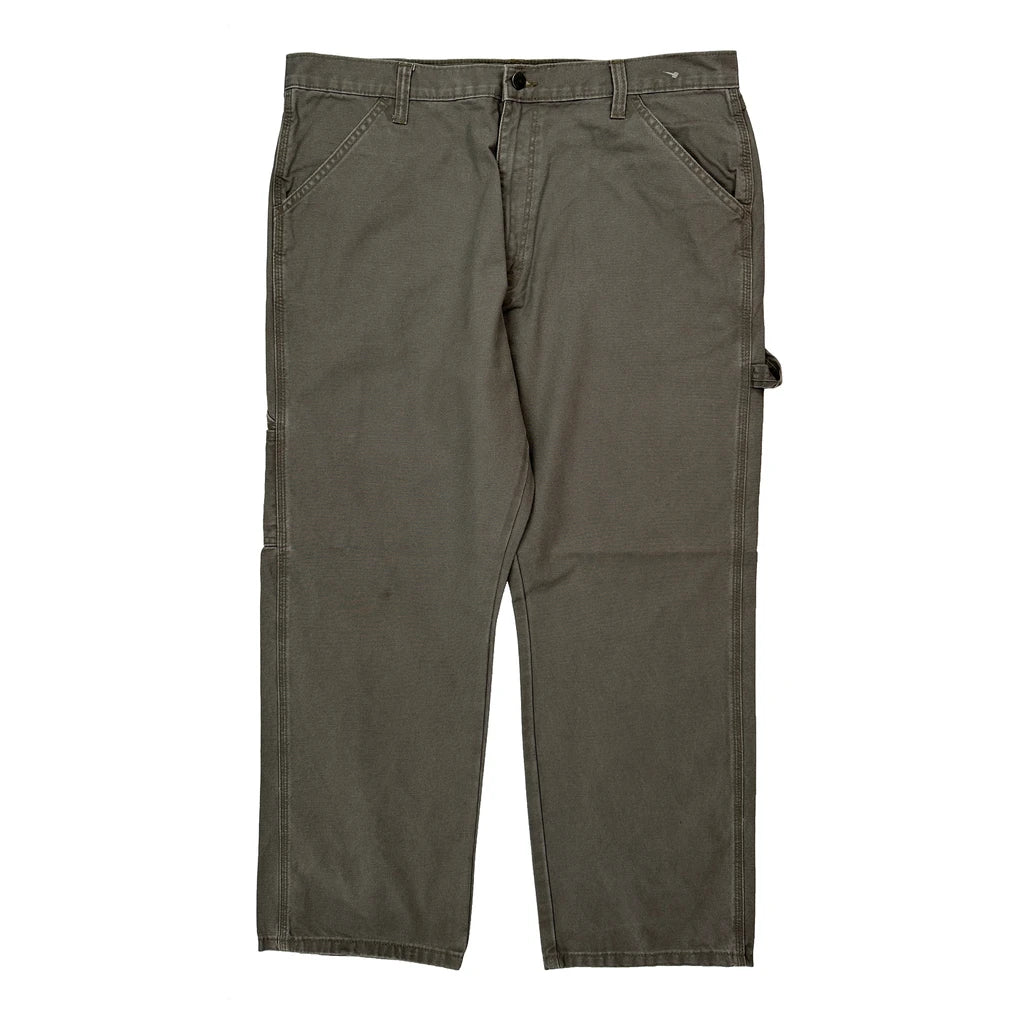 Unbranded Carpenter Trousers - 36W 29L Grey Cotton - Image 2