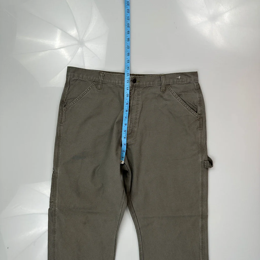 Unbranded Carpenter Trousers - 36W 29L Grey Cotton - Image 4