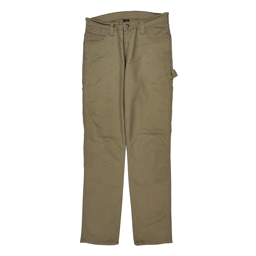 Unbranded Carpenter Trousers - 32W 34L Khaki Cotton Blend - Image 2