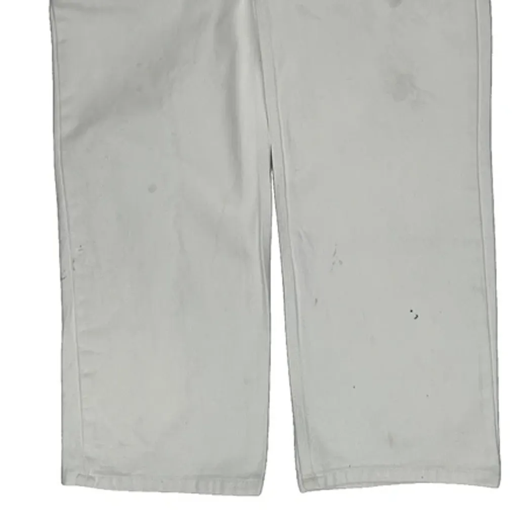 Unbranded Carpenter Trousers - 30W 32L White Cotton - Image 8