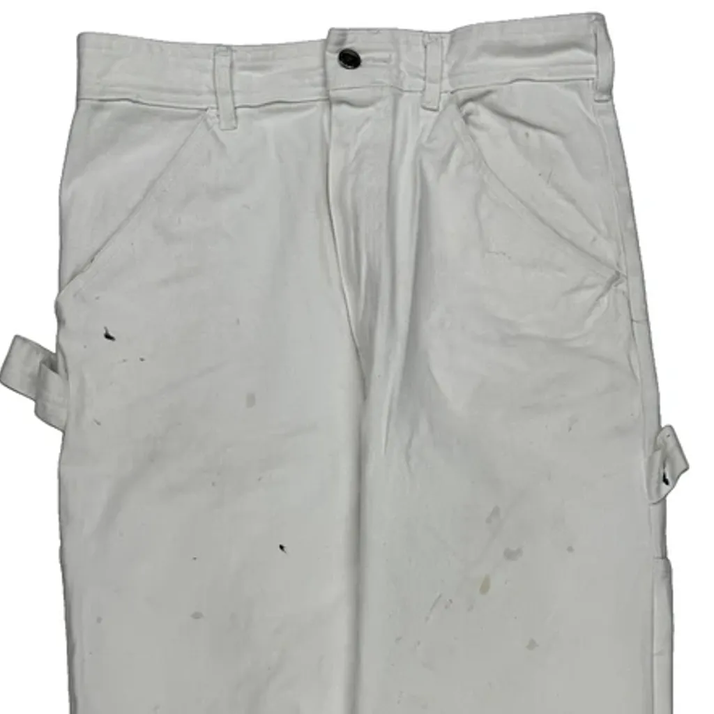 Unbranded Carpenter Trousers - 30W 32L White Cotton - Image 9