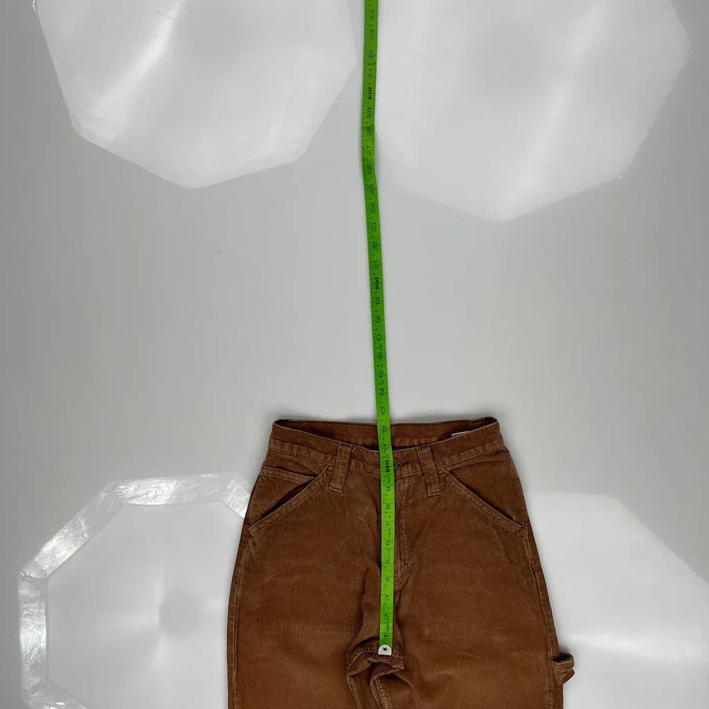 Unbranded Carpenter Trousers - 24W UK 6 Brown Cotton - Image 4