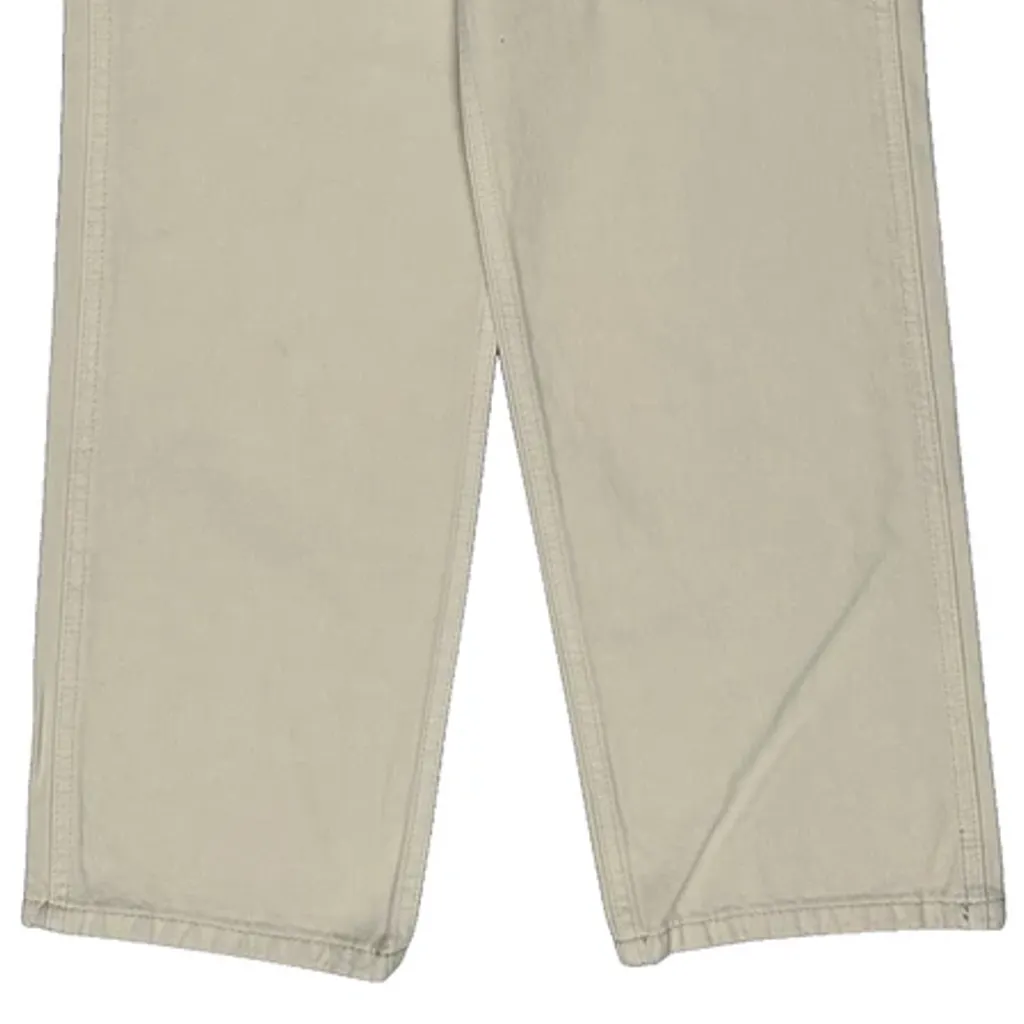 Unbranded Carpenter Trousers - 25W UK 6 Cream Cotton - Image 10