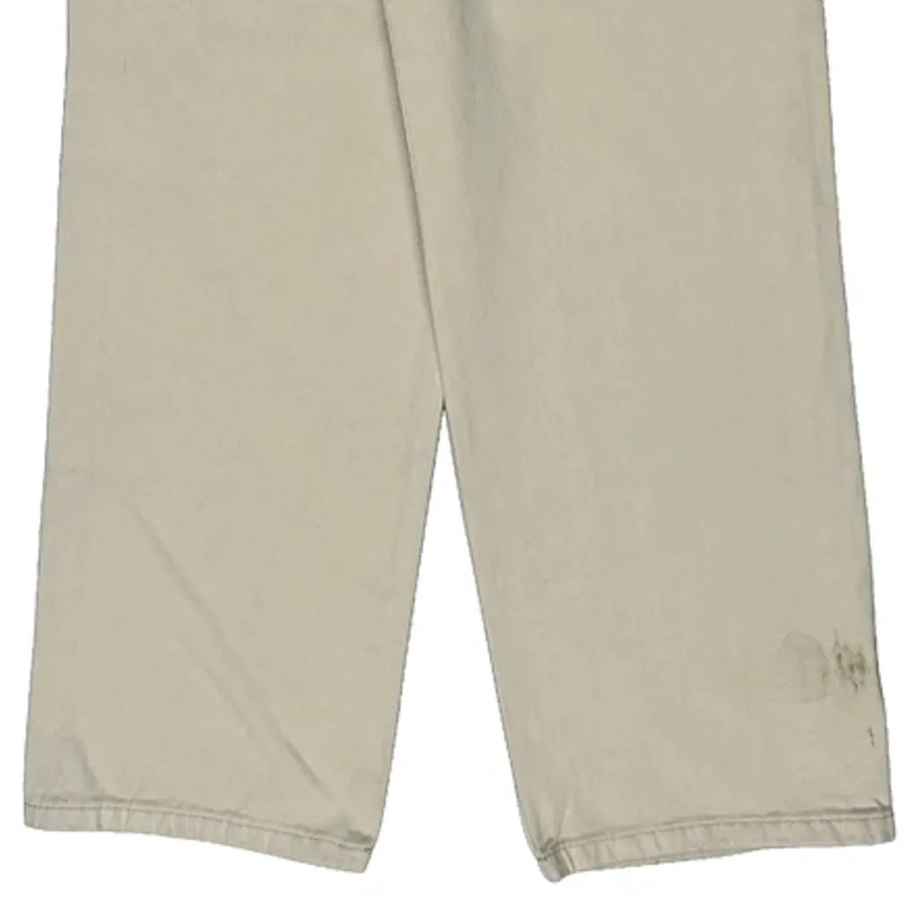 Unbranded Carpenter Trousers - 25W UK 6 Cream Cotton - Image 8