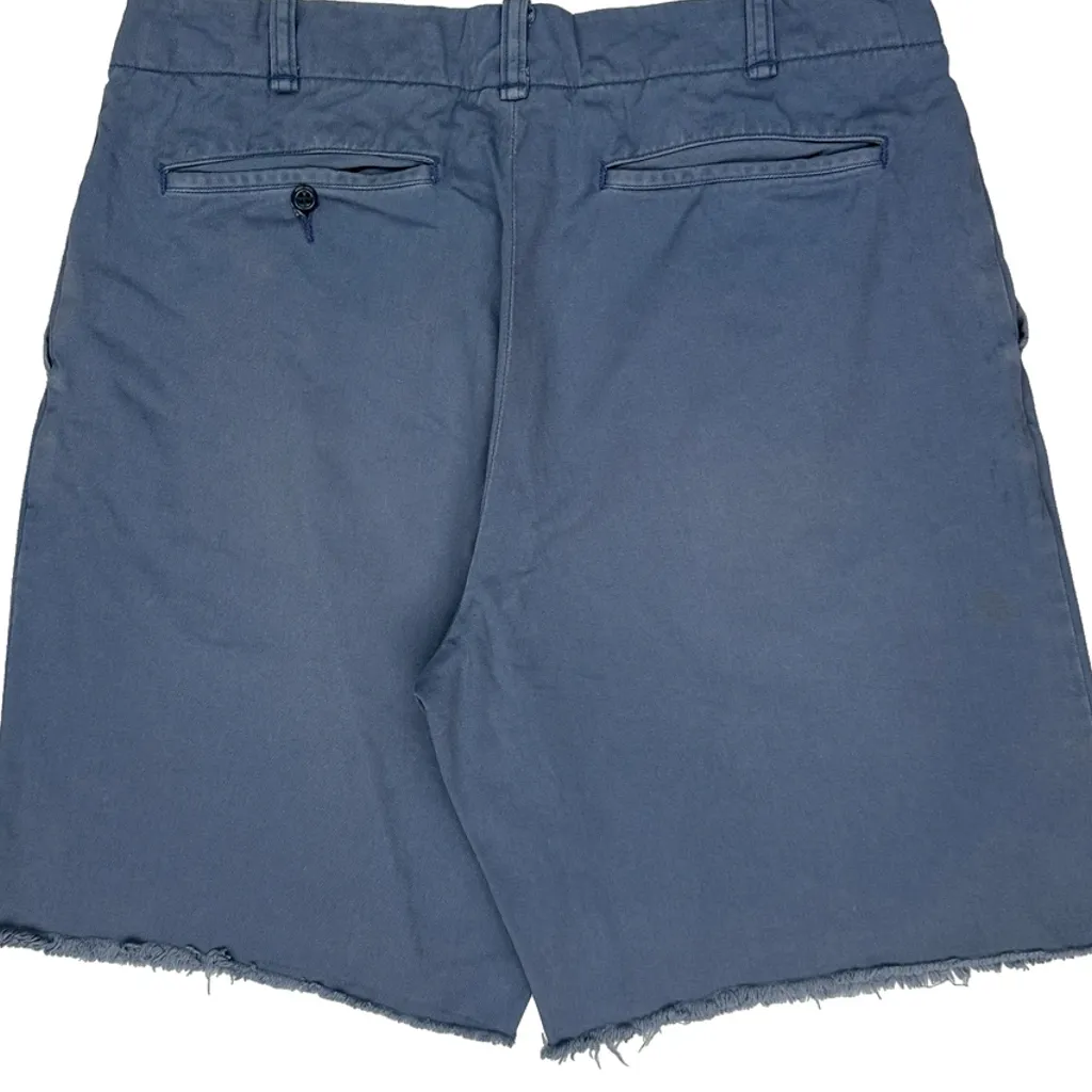 Unbranded Chino Shorts - 34W 10L Blue Cotton - Image 8